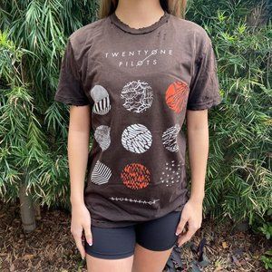 21 Pilots Rock Electro Pop Black T-shirt Size M